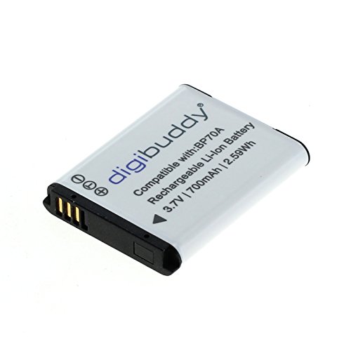 digibuddy Akku für Samsung EA-BP70A Li-Ion Schwarz Cover