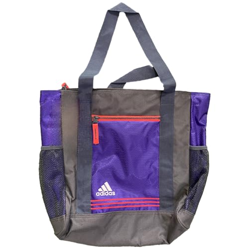 adidas Bolsa feminina Squad Club, raspas roxas/rosa, 35,5 x 34,5 x 11,4 cm