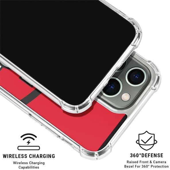 Skinit Clear Phone Case Compatible with iPhone 15 Pro - Officially Licensed NFL San Francisco 49ers Retro Logo Design