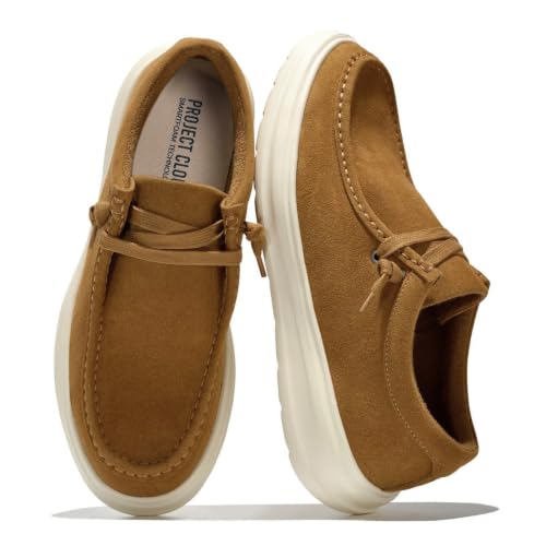 Image of Project Cloud Genuine Leather Loafers for Men - Non-Slip Mens Shoes (Dante)