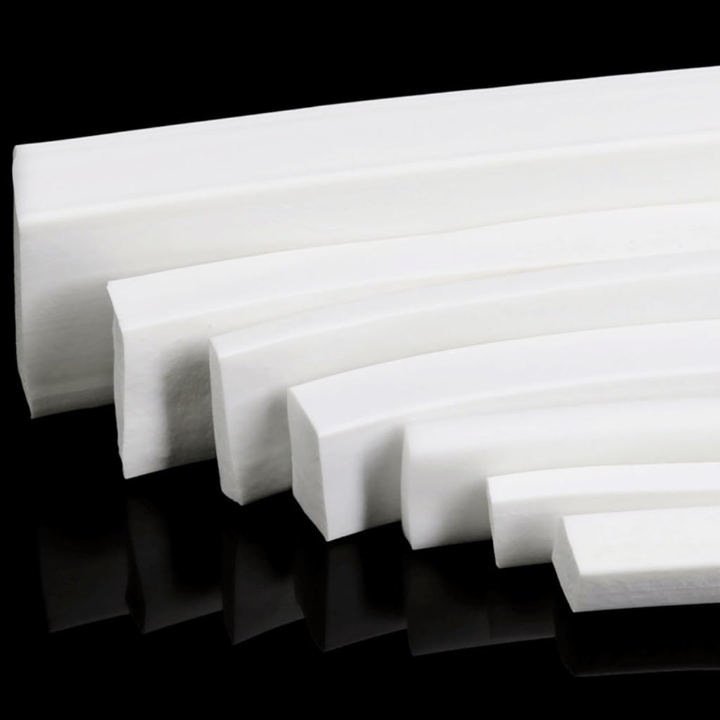 Silicone Foam Seal Strip, Tira De Sellado Espuma Silicona, Varios Tamaños(5x10mm)