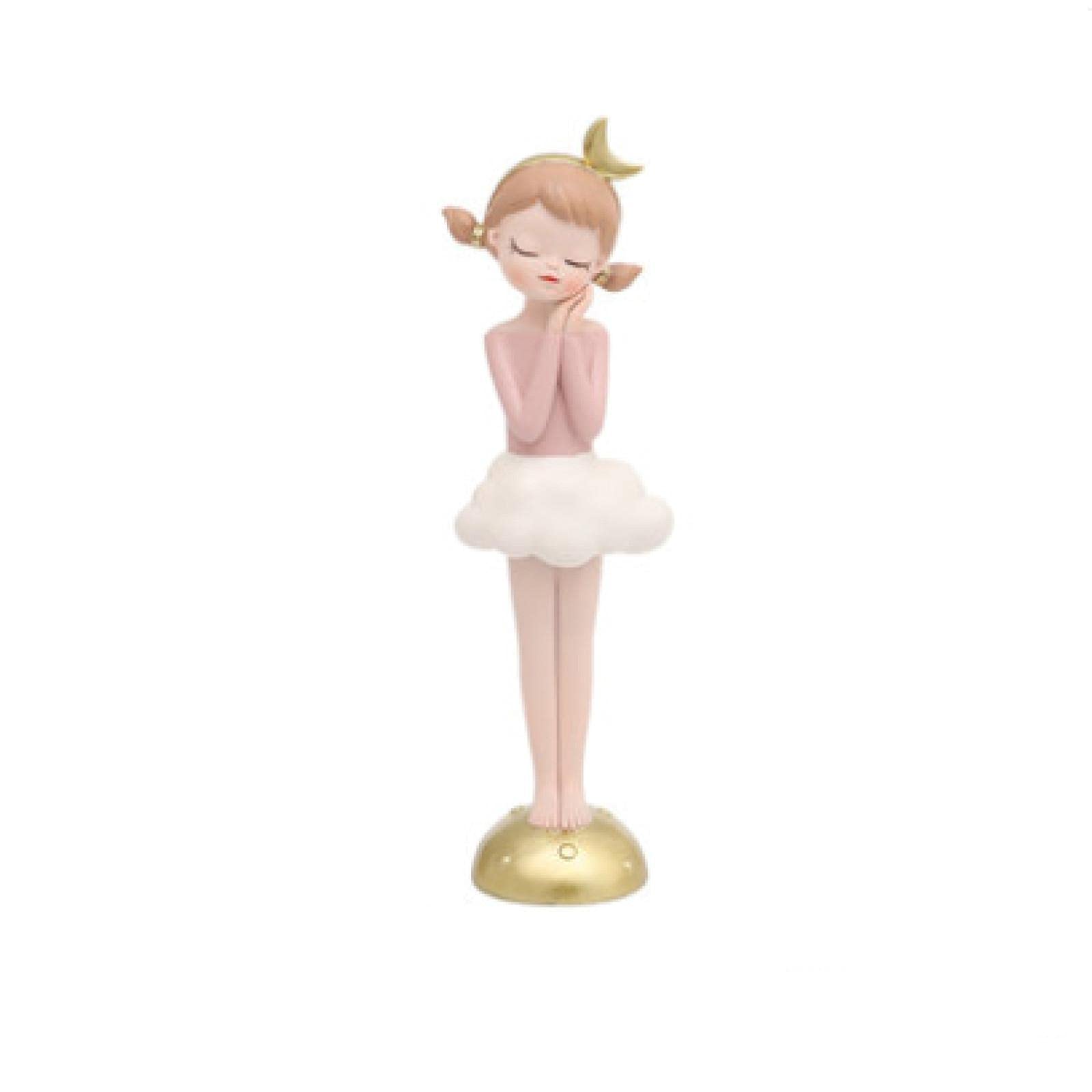 Statue fille blanche pour décoration maison moderne et épurée
