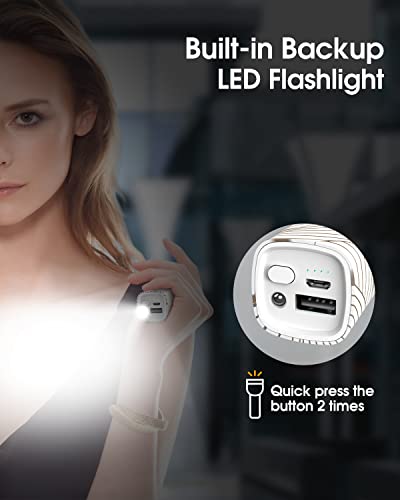 Luxtude PB5001 10000Mah Small Portable Charger With Flashlight, Mini & Lightweight Power Bank thumb #3