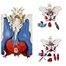 YshanEdutrix Anatomical Female Pelvis Model, Life-Size, White and Blue, PVC Material, with Detachable Pelvic Floor Muscles, Uterus, Bladder for Teaching，Medical Education, and Gynecological Training