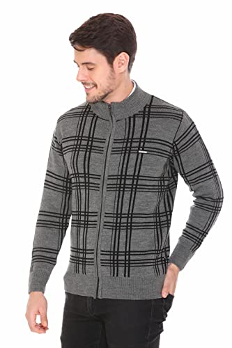 Image of GODFREY Full Sleeve Zipper Sweater for Man Winter Wear -Mens Woolen Sweaters Turtle Neck