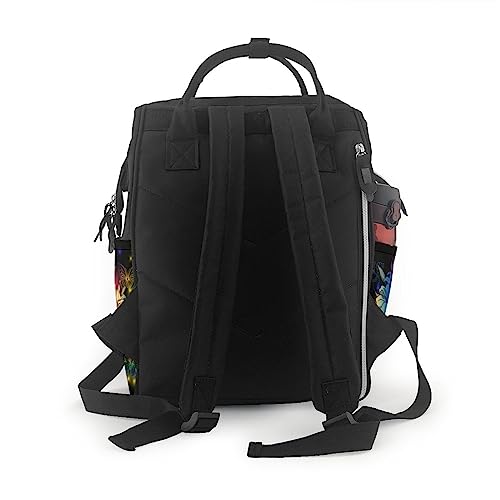 Sac à dos école voyage allaitement imperméable et multicolore - 3