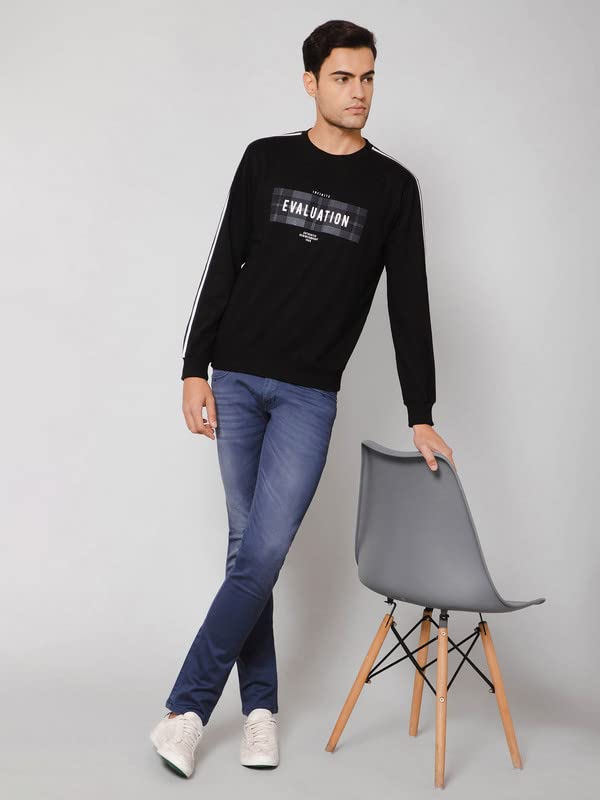 Image of Cantabil Beige Solid Jeans Flat Front Mid Rise Full Length Regular Fit Casual Jeans for Men | Jeans for Mens | Men Full Length Casual Jeans (P CTDUN1258)