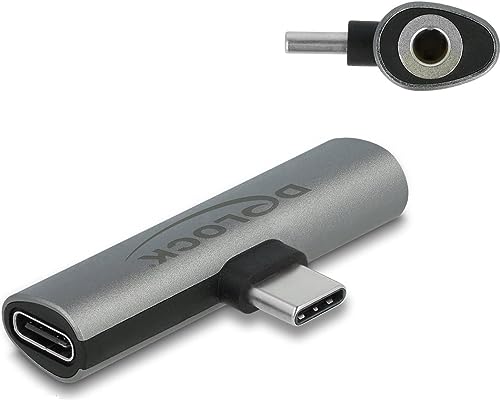 DeLOCK Audio Adapter USB Typ-C > Klinkenbuchse und USB Typ-C