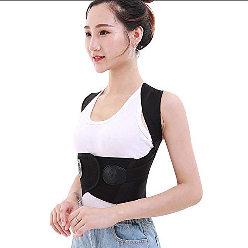 GPDNBIEU Cinturones de Soporte Lumbar, Los niños mejoran la Mala Postura sentada y de pie, Hombro Ajustable Unisex(X-Large)