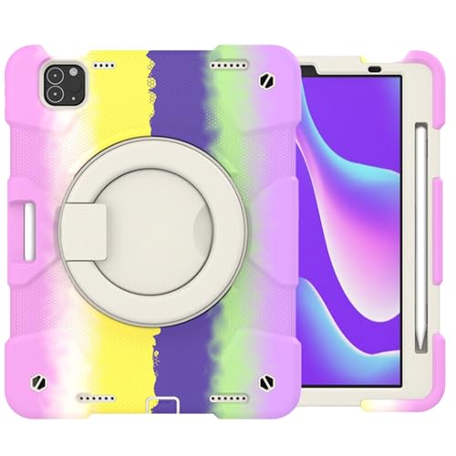 Funda para tablet para niños con soporte giratorio compatible con iPad Pro 11 y Air 5