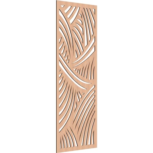 Image of 31 3 /8 inchW x 79 3 /8 inchH x 3 /8 inchT Chester Decorative Fretwork Wood Wall Panels, Alder