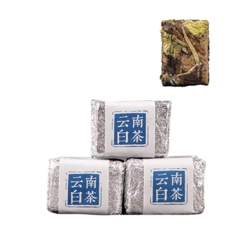 Thé blanc du Yunnan sans amertume en petite brique carrée de 500g