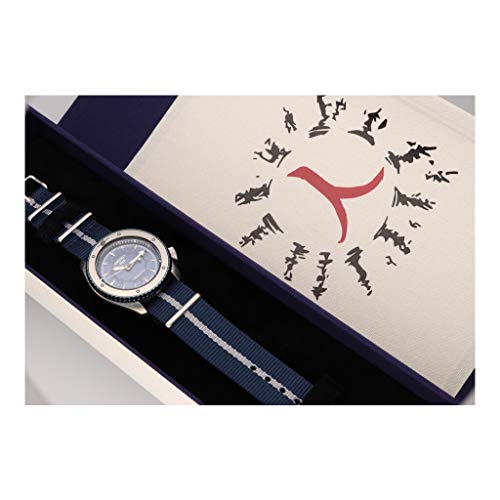 Image of Seiko 5 Sports Boruto & Naruto: Sasuke Automatic Blue Dial Watch SRPF69K1