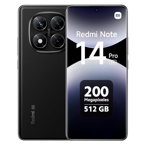 Xiaomi Redmi Note 14 Pro 5G - Smartphone de 12+512GB, Pantalla de...
