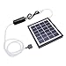 Oreilet 10W Solar Pond Aerator, Portable Solar Power Fish Oxygenator Air Pump Pond Bubbler, Oxygen Pump for Outdoor Fish Aquarium (Black)
