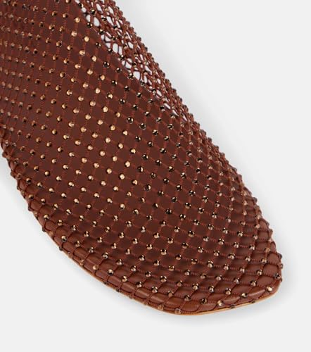 Women's Black Satin Slingback Flat Shoes with Bows - Pointed Toe Slip On Dress Party Pump Shoes 5