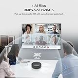 BALILA Conference Speaker with 10 Wireless Mics, Conference Microphone 360° Voice Pick up& Noise Reduction, Plug and Play USB Speakerphone Compatible with Leading Software (CM900) - Image 2