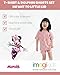 Disney Minnie Mouse Little Girls French Terry Drop Shoulder T-Shirt and Dolphin Shorts Outfit Set Pink 6
