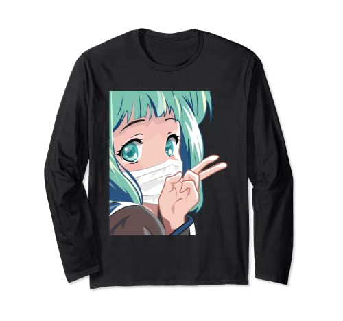 Mascarilla de anime japonesa Kawaii Peace Manga...