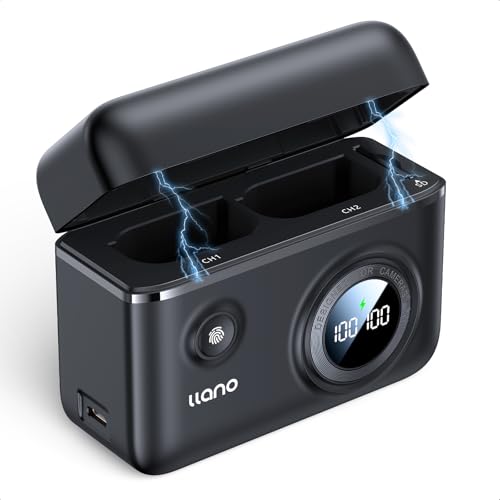 Amazon | llano DMW-BLK22 バッテリー 充電器 PD (バッテリー2個同時