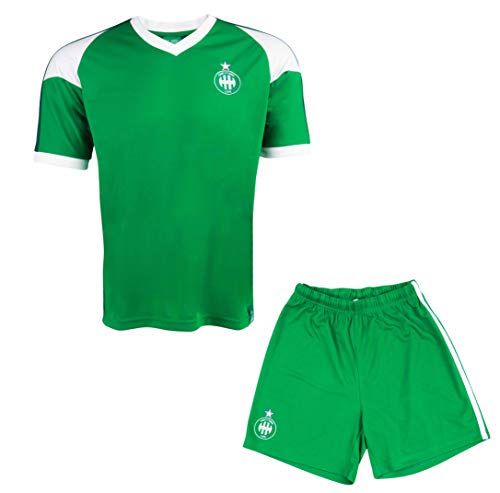 Saint Etienne Maillot + Short ASSE - Collection Officielle AS Taille Enfant 14 Ans