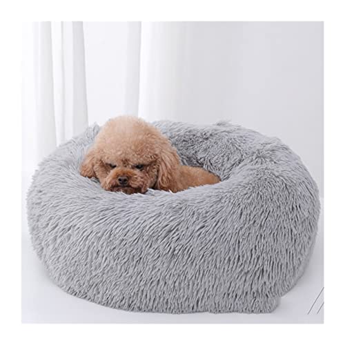 DGOINGPI Cama para Perros Saco de Dormir de Forma Redonda Perrera Gato Cachorro Sofá Cama Casa de Mascotas Camas cálidas de Invierno Cojín Cama de Gato Cama de Perro(A11,XL Diameter 80cm)
