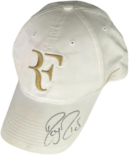 Roger Federer Signed Autograph Nike Baseball Hat Cap - Tennis Legend Rare W/ Jsa - Tennis Autographed Miscellaneous Items