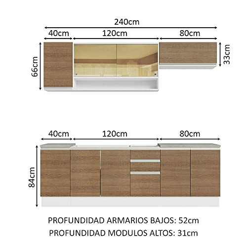 Recopilación y reviews de Cocina integral 2.40 al mejor precio. 26 Imagen adicional