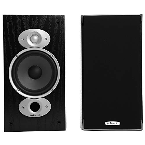 haut-parleurs d'étagère Polk Audio RTi A3 (2x 125W, garniture en bois véritable) noir