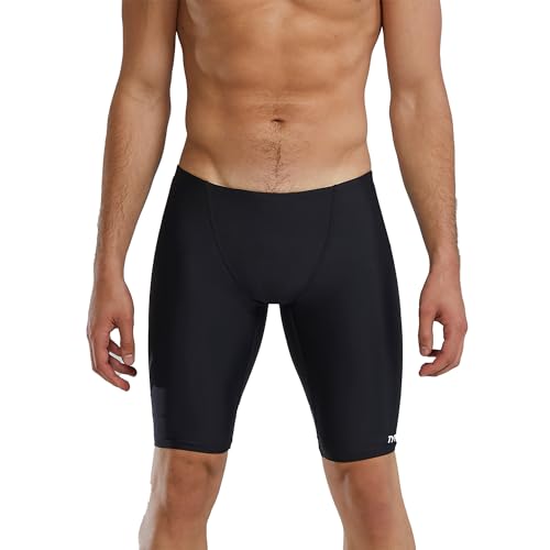 TYR Men's TYRECO Solid Jammer, Black, 36