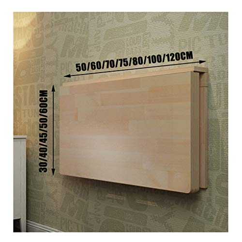 Table murale pliante à abattant pour travailler sans encombrer
