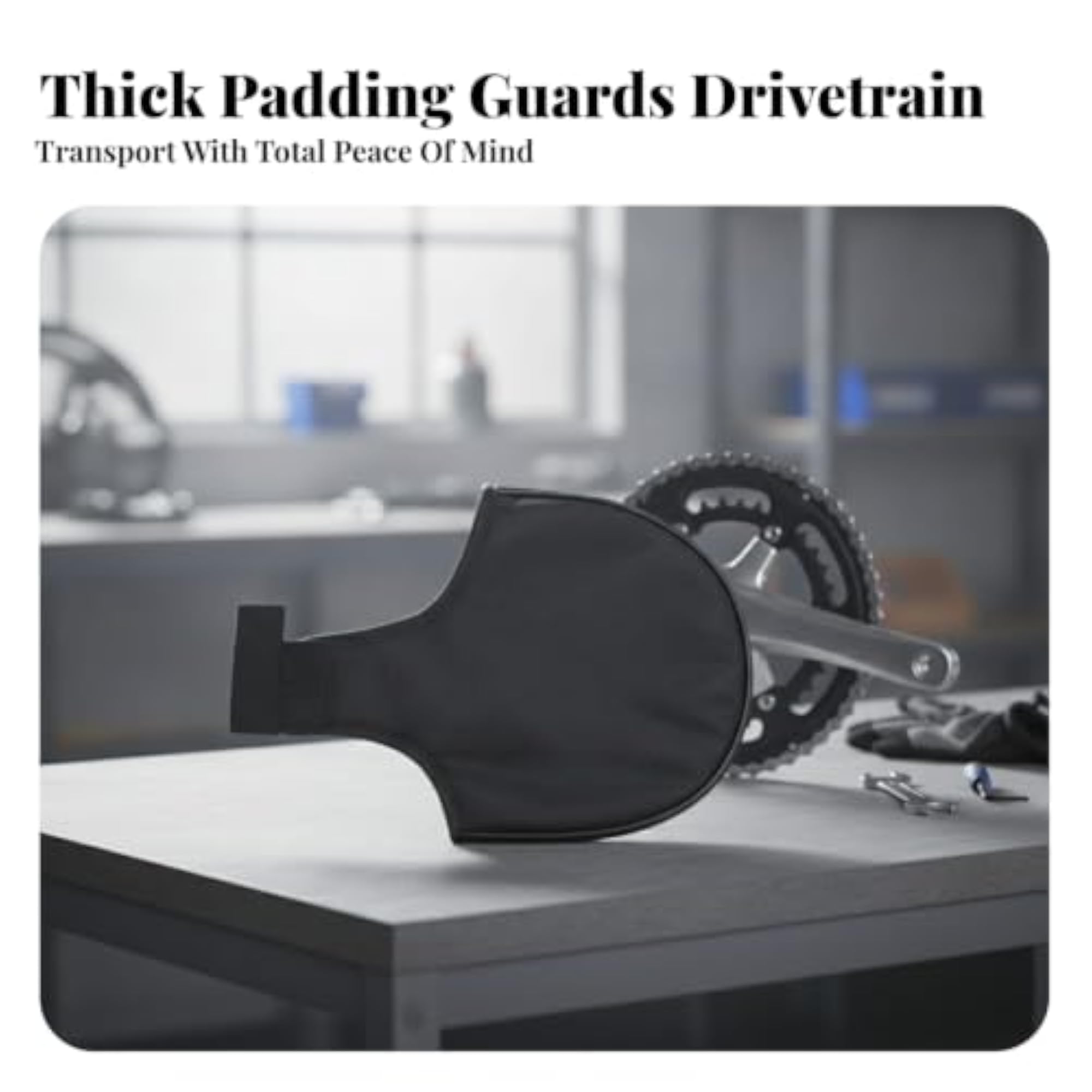 Bike Chainring Protection Cover, Durable