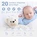Máquina de Ruido Blanco para Dormir Bebé: Easy@Home Aparato de 20 Sonidos Relajantes con Luz Nocturna Ajustable & Temporizador Imagen de Máquina de Ruido Blanco para Dormir Bebé: Easy@Home Aparato de 20 Sonidos Relajantes con Luz Nocturna Ajustable & Temporizador