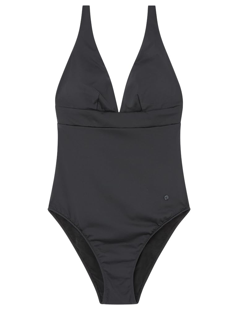 Women'secret Bañador Reductor Negro Mujer