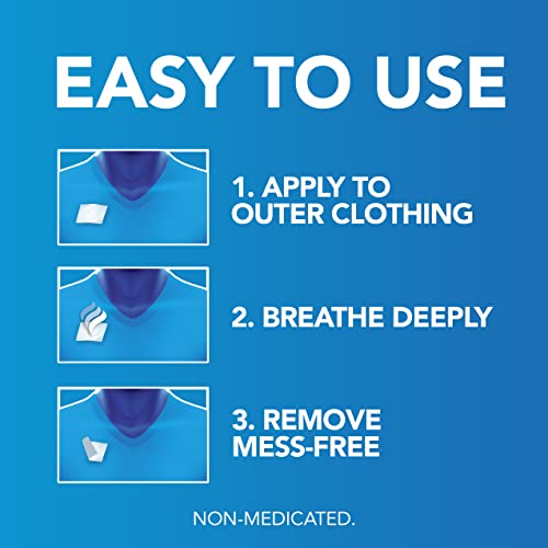 Image of Vicks VapoPatch, Wearable Mess-Free Aroma Patch, Soothing & Comforting Non-Medicated Vicks Vapors, for Adults & Children Ages 6+, 5ct (24 Pack)