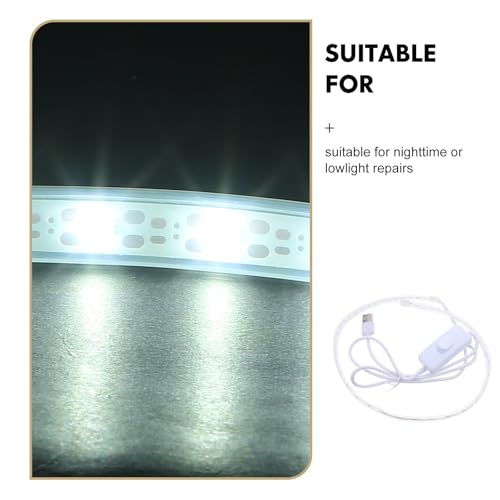 Yardwe Sax Repair Light: Usb Leak Detection Led Light For Saxophone Flute And Clarinet - 50cm Repair Tool For Woodwind Instrument Testing And Maintenance