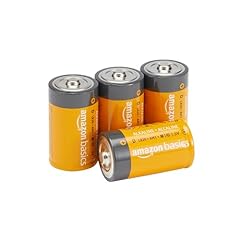 Amazon Basics 4 Pack D Cell Alkaline Batteries, 1 . 5 Volt, 5 Year Shelf Life, Long Lasting Power