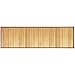 Price comparison product image iDesign Bamboo Floor Mat, Long Bath Mat Made of Natural Bamboo, Eco-friendly Rug made for Bathroom, Kitchen and Hallway, Light Brown,53 x 152 cm, Nautral