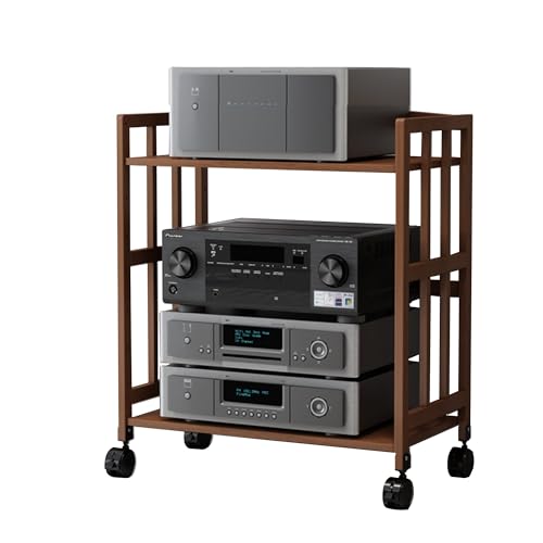 Soporte para tocadiscos de 2 niveles: ahorra espacio con este mueble compacto para TV 2