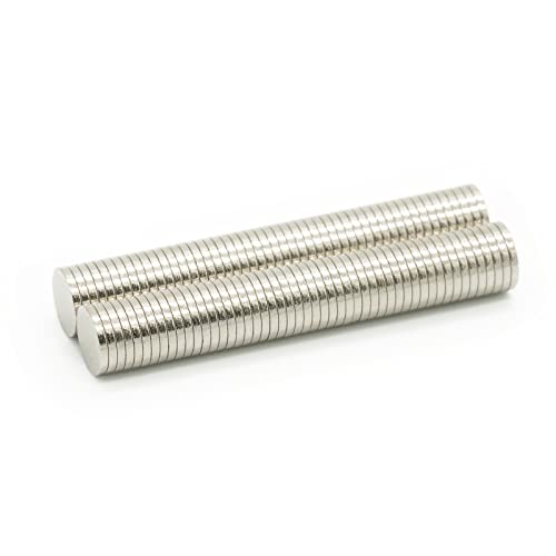 【耐熱強力】ネオジム磁石 N48SH, Φ4×0.5 (mm), (寸法公差±0.05mm) 【耐熱150℃】【防錆特殊4層メッキ】 DIY 小型 丸型 工業用 キッチン 浴室 室外 事務所 多用途 KYOKEI (100)