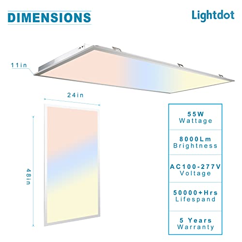 2X4 Led Flat Panel Light+Led Garage Lights #TOP4