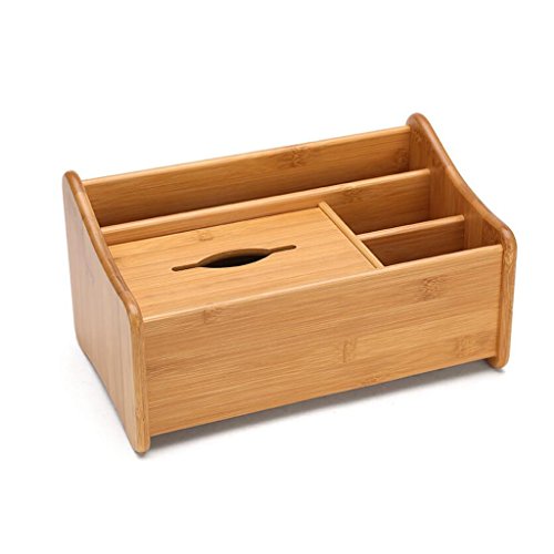 Preisvergleich Produktbild CKH Bambus Fernbedienung Aufbewahrungsbox Kreative Aufbewahrungsbox Büro Schreibtisch Finishing Tissue Box Wohnzimmer Couchtisch Schutt