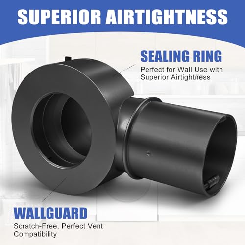 Image of 90 Magnetic Dryer Vent Coupler,Magnetic Dryer Vent Coupling 90-Degree Elbow with Strong Self-connection