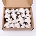 Darget Cotton Balls Decor - 20 Pieces for Wreath Decor Cotton Bolls (Balls) Made of Natural Cotton Great for Crafting Farmhouse Style