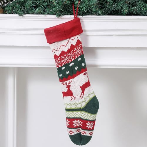 Chaussettes de Noël tricotées VUIUYOIES pour éviter la déco sans âme
