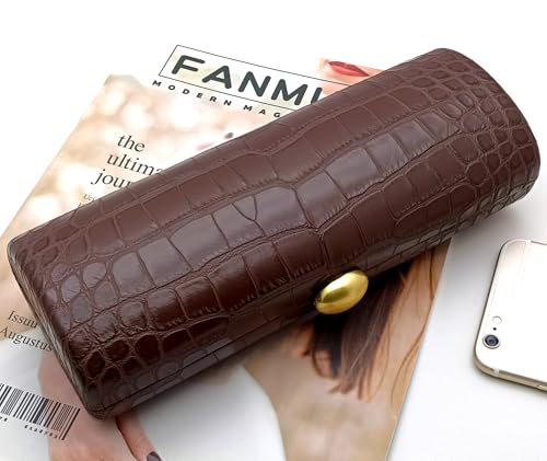 Vagen Leather Clutch Purses for Women Wedding Pu Evening Purse for Formal Proms-Brown - Image 5
