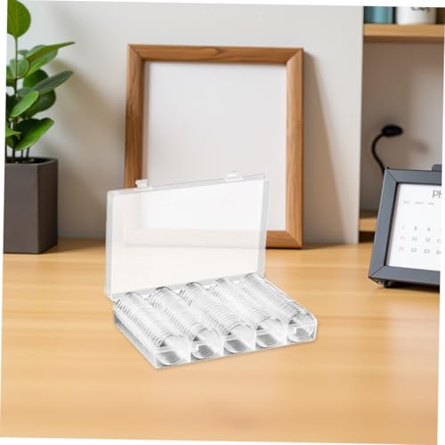 Capsules transparentes rangement dollar protection boîtes collectionneurs - 6