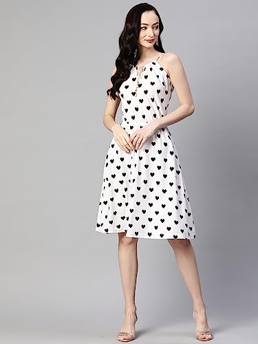 Image of arriva fab Women's Knitted Polyster Printed Dress