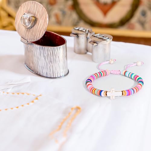 NatuBeau First Communion Gifts, Cross Bracelet with Gift Card, Holy Communion Gifts, Baptism Gifts, Confirmation Gifts for Daughter, Niece, Granddaughter4