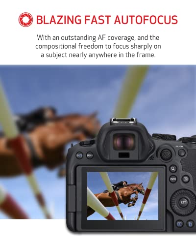 Canon Eos R6 Mark Ii - Full Frame Mirrorless Camera (Body Only) - Still & Video - 24.2Mp, Cmos, Continuous Shooting - Digic X Image Processing - 6K Video Oversampling - Advanced Subject Detection #TOP4